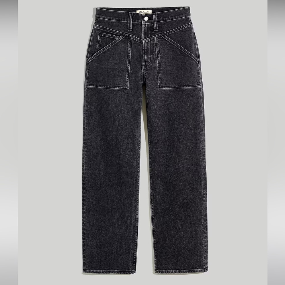 The Perfect Vintage Wide-Leg Jean in Windhaven Wash: Patch-Pocket Edition NWOT